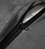 Dark Grey Velevt Solids 18x18 inches  Large Cushion Covers  (2Pcs)