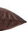 Dark Grey Velvet Floral 16x16 inches Cushion Covers (Set of 1)