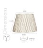 Dark Multicolour Cotton Designer Lampshade