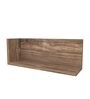 Dark Oak Engineered Wood Wall Shelf