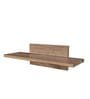 Dark Oak Engineered Wood Wall Shelf