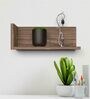 Dark Oak Engineered Wood Wall Shelf