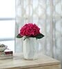 Pink Plastic Dark Rose Bunch Artificial Flowers