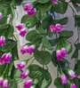 Dark Pink Polyester Artificial Creeper Without Pot