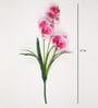 Pink Polyester Dark Stunning Orchid Artificial Flowers