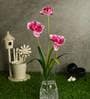 Pink Polyester Dark Stunning Orchid Artificial Flowers