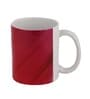 Dark Pink Shade Text Printed Ceramic Coffee Mug 320ml