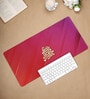 Dark Pink Printed Laptop & Keyboard Mat