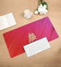 Dark Pink Printed Laptop & Keyboard Mat