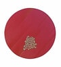 Dark Pink Printed Round Mousepad
