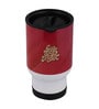 Dark Pink Shade Text Printed Steel Tumbler