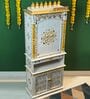 Dark Polish Sheesham & MDF Wooden Temple in Home & Office