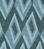 Dark Turquoise Geometric Polyester 9 ft x 12 ft Machine Made Carpet