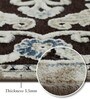 DarkBrown Persian 5x7 Feet Machine Made Carpet