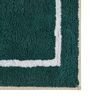 Darkgreen Cotton 20X30 Inches Anti-Skid Bath Mat Set Of 2