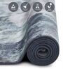DarkGrey Floral 3x5 Feet Machine Made Carpet