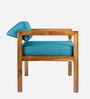 Darlene Arm Chair In Blue Colour