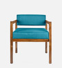 Darlene Arm Chair In Blue Colour
