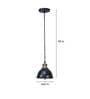 Ivan Darnar Black Metal Hanging Light