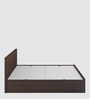 Darren King Size Bed in Reddica Walnut Matte Finish with Box Storage
