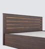 Darren King Size Bed in Reddica Walnut Matte Finish with Box Storage