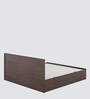 Darren King Size Bed in Reddica Walnut Matte Finish with Box Storage