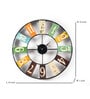 Darsh Multicolour Iron Wall Clock