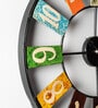 Darsh Multicolour Iron Wall Clock