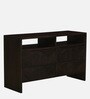 Darsh Solid Wood Cabinet in Walnut Finish