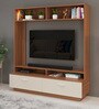 Dartix TV Unit in Walnut & White Finish for TVs up to 50"