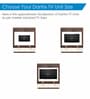 Dartix TV Unit in Walnut & White Finish for TVs up to 50"