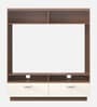 Dartix TV Unit in Walnut & White Finish for TVs up to 50"