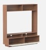 Dartix TV Unit in Walnut & White Finish for TVs up to 50"