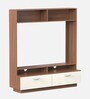 Dartix TV Unit in Walnut & White Finish for TVs up to 50"