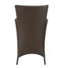 Darwin Wicker Table And Chair Set In Brown Dual Tone Finish