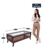 Dasher Large Coffee Table in Walnut Finish