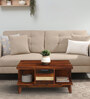 Dassel Sheesham Wood Coffee Table In Scratch Resistant Honey Oak Finish