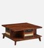 Dassel Sheesham Wood Coffee Table In Scratch Resistant Honey Oak Finish