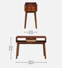 Dassel Sheesham Wood Console Table In Scratch Resistant Dual Tone Finish