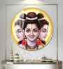 Dattatreya Bhagwan Acrylic Round Wall Art
