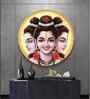 Dattatreya Bhagwan Acrylic Round Wall Art