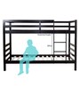 Dave Bunk Bed in Wenge Finish