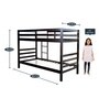 Dave Bunk Bed in Wenge Finish