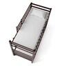 Dave Bunk Bed with Trundle in Walnut Finish