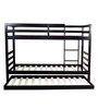 Dave Bunk Bed with Trundle in Wenge Finish