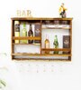 Dave Wine Rack In Walnut Finish