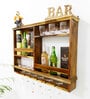 Dave Wine Rack In Walnut Finish