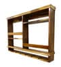 Dave Wine Rack In Walnut Finish