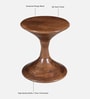 Davenport Mango Wood End Table in Tubbaq Finish Davenport Mango Wood End Table in Tubbaq Finish