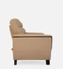 Davos Leatherette 1 Seater Sofas In Beige Color